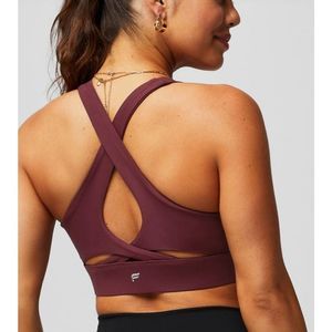 Fabletics Medium No-Bounce High Impact Sports Bra Super Soft Longline Workout To